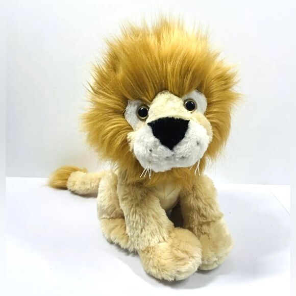 DAN DEE Collector’s Choice Cuddly Stuffed Sitting Lion Plush Animal 2009 - Picture 1 of 6